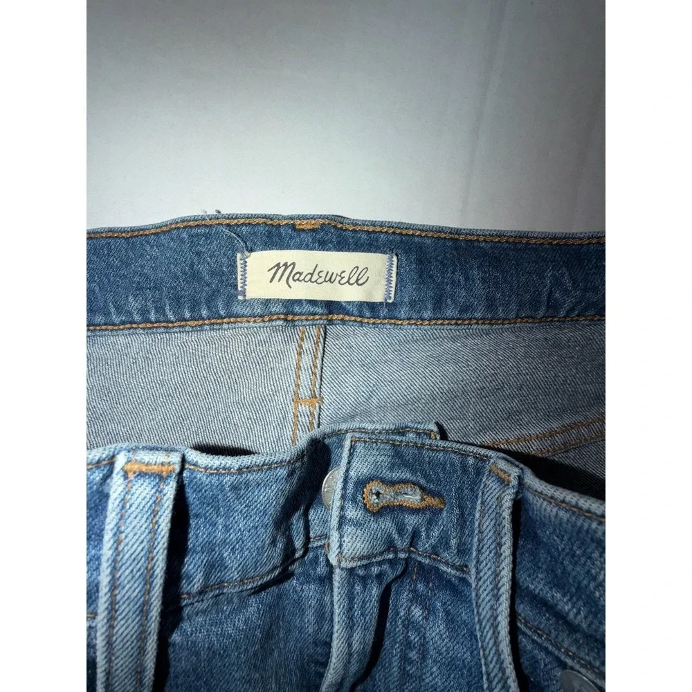 Madewell Jeans Womens 29 Blue The Perfect Vintage Straight-Leg High Rise Denim - Picture 5 of 8